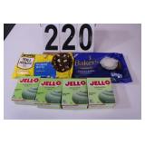 1 Sweetend Coconut Exp 12/25 ~ 4 Pistachio Jell-O