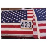 (2) American Flag 32" X 56.5"