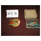Vintage Flying Saucer toy by Modern Toys in