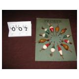 Vintage counter top bobber display by Premier