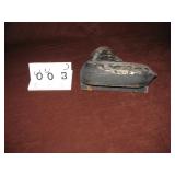 Vintage sleeping duck decoy. Not identified