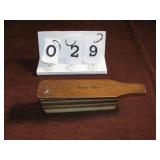 Ben Lee Signed Turkey call  Old raspy Hen yelps