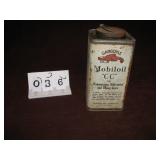 Vintage Mobileoil "CC" oil for transmission,