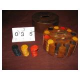 Vintage Catalin/Bakelite Poker Chips 150