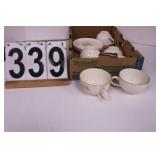 Flat W/ Wheat Pattern Dishes