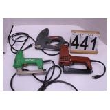 (3) Electric Staplers