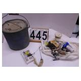 Minnow Bucket - Fish reel - Boat Horn