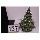 Ceramic Lighted Christmas Tree ~
