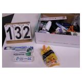 Box w/ Razors ~ Electric Shavers ~ Tooth Paste ~