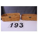 2 Peterboro Baskets (Made in USA)