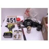 Ryobi Cordless Drill - Quick Set Dead Bolt-