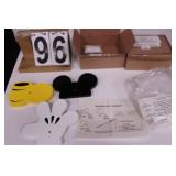 2 Sets of Mickey Mouse Wall Pegs (New)
