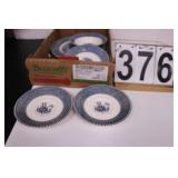 Flat W/ Blue & White Dishes