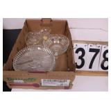 Flat W/ Clear Glass W/ Snack Plates