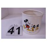 Disney Cookie Jar Is Cracked Lid Is Broke