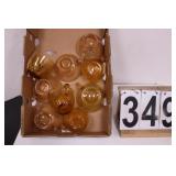 Flat W/ Pink Depression Glass Cups