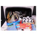 Black Tote W/ Gallon Bags - Quart Bags -