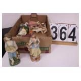 Flat W/ Figurines Includes Boy W/ Puppies