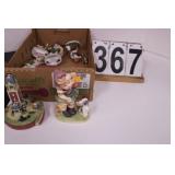 Flat W/ Figurines Includes Girl W/ Dog