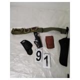 4  Holsters and A Belt
