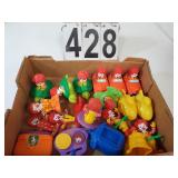 Flat Of McDonald Clowns & Toys