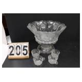 Punch Bowl w/ 4 Cups