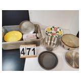 Clear Tote W/ Stainless Bowl - Holiday Bowl-