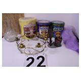 Collector Tins - Candle Holder - Feather-