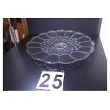 Glass Serving Tray 21.5" Around