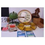 Fondu Pot - Tray - Bread Slicing Board - Collector