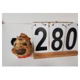 Hand Painted Hobo Head Ash Tray Small -