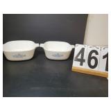 2 Corning Ware Dishes 1 1/2 Qt -