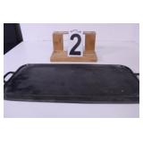 Favorite Piqua Ware Cast Iron Griddle 6" X 7"