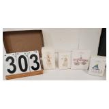 4 Hallmark Keepsake Ornaments Includes -