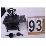 Miniature Cast Iron Kitchen Stove
