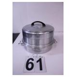 VTG Aluminum Double Cake/ Pie Carrier