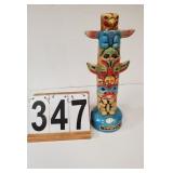 Ezra Brooks Totem Pole Decanter