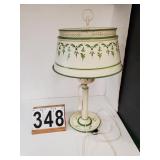 Metal Lamp W/ Shade Missing Globe