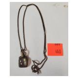 Pendant Necklace 925 Sterling Silver Chain Is 925