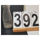 Sangamon Dairy Pint Milk Bottle