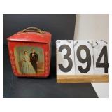 VTG Queen Elizabeth 2 Toffee Tin Coronation 1953