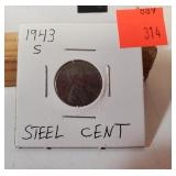 1943 Steel Cent