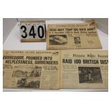 2 Illinois Register Papers 5/6/1942 & 11/23/1942