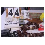 Flat W/ Cup W/ Pens - Desk Decor - Feather Duster-