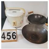 2 Woks - Rice Cooker (Powers )
