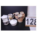 Flat W/ Mugs - Mustache Cup - Other Dishes