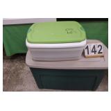 Large Tote W/ 3 Small Tubs