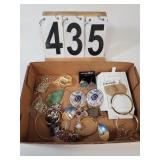 Flat Of Earrings W/ Mother Of Pearl Earrings