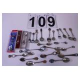 Flat of Collector Spoons