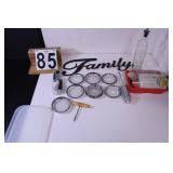 Flat W/ Family Sign - Cookie Press - Glass -